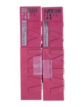 2 Maybelline Super Stay Vinyl Ink Longwear Nobudge Liquid Lipcolor 160 Sultry - $14.88