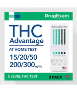 3 Pack -  THC Advantage Made in USA Multi Level Marijuana Home Urine Tes... - €23,58 EUR