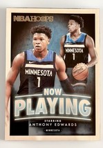 2020-21 NBA Hoops Now Playing Anthony Edwards Minnesota Timberwolves #SS-6 - $7.32