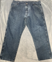VTG Wrangler Mens Jeans Size 40 x 30 Blue Carpenter Workwear Denim Comfortable - £11.25 GBP
