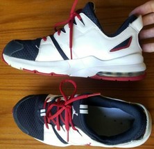Air Jordan Men&#39;s Size 8.5 White Blue Red Sneakers 524394 130 Trunner Flash - £26.63 GBP