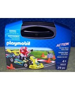 Playmobil Action GO-KART Carry Case 9322 Mini Set New - $8.42