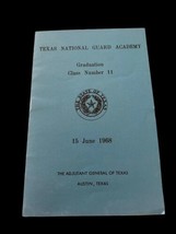 Texas National Guard Academy Gradutaion Program June 15th, 1968 Austin V... - $37.25