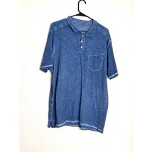 Tommy Bahama Mens Size XL Blue Polo Island Crafted Top Polo Shirt Short ... - £15.47 GBP