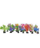 HILIWOOD 30 PCS Artificial aquarium landscapes, Colorful Fish Tank Decor... - $12.99