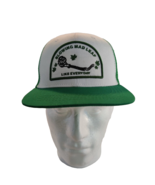 Green White A.Lab Trucker hat &quot;Blowing Mad Leaf Like Everyday&quot; - £10.60 GBP