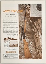 1965 Print Ad Browning 22 Cal Automatic Rifles,4 Power Riflescope St Louis,MO - £15.98 GBP