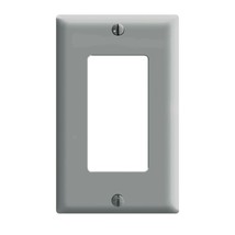 Leviton Gray 1-Gang Decorator/Rocker Wall Plate, 1 - £0.78 GBP