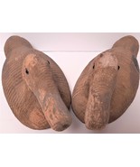 Vintage Brown Wooden Duck Decoys x2 - €72,29 EUR Vintage Brown Wooden Duck Decoys x2 - €72,29 EUR