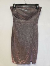 Teeze Me Womens Dress Purple Metallic Size 3/4 - £16.34 GBP