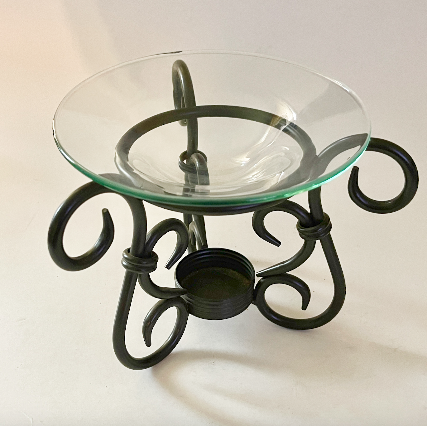 Primary image for Partylite Glass Aroma Melts Warmer Wrought Iron Candle Holder