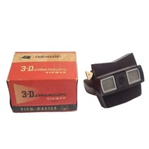 Vintage View Master 3D Dimension Viewer Original Red Box Made in USA Fibreboard - £21.30 GBP