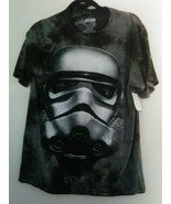 Star Wars Stormtrooper Men&#39;s Black Graphic Cotton T-Shirt NEW - £9.28 GBP