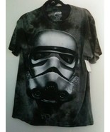 Star Wars Stormtrooper Men&#39;s Black Graphic Cotton T-Shirt NEW - £9.23 GBP