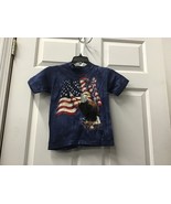 The Mountain shirt 100% cotton preshrunk unisex Navy Patriotic Eagle kid... - $9.59