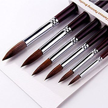 Artist Paint Brushes-Superior Sable Watercolour Brushes round Point Tip ... - £19.16 GBP