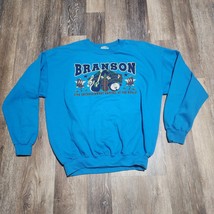 Vintage Branson Missouri Sweatshirt Mens XL Blue State Tourist 90s USA S... - €16,68 EUR
