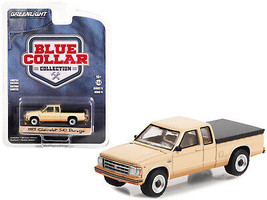 1983 Chevrolet S-10 Durango Pickup Truck Tan w Brown Stripes Black Bed Cover Blu - £14.74 GBP