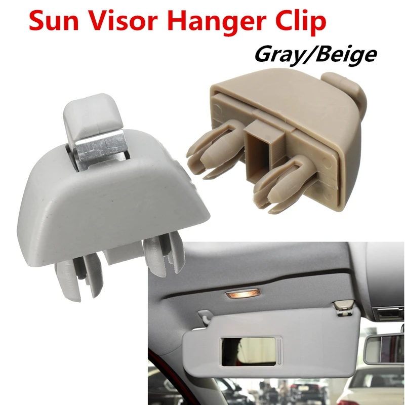 1x Sun Visor Hanger Clip Hook Holder For VW Passat B7 Polo for Skoda Sea... - $11.62