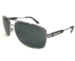 Burberry Sunglasses B 3074 1003/87 Black Silver Square Frames with Gray ... - $111.98