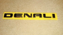 One GMC Denali Badge Emblem Black 11 1/4" X 1" - $19.89