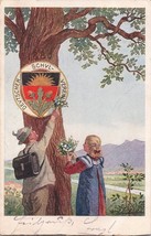 ZAYIX German School Association Emblem on Tree Artist Signed W. Schielinister - £20.15 GBP