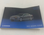 2012 Honda Accord Sedan Owners Manual Handbook OEM E02B01069 - $35.99