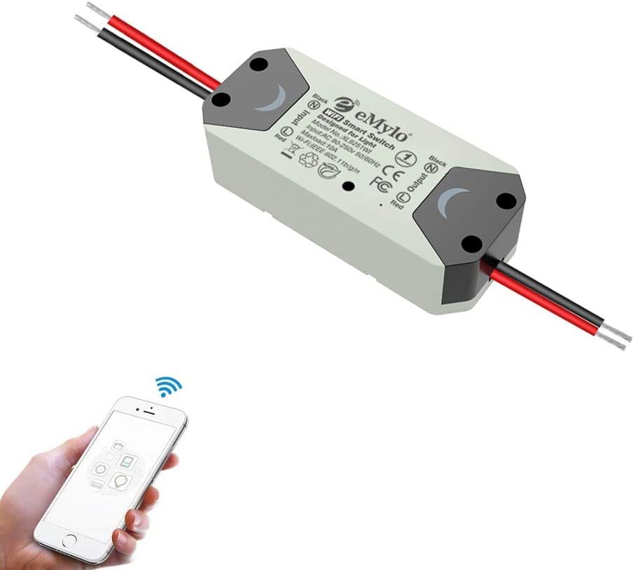 Wifi Smart Switch Emylo Wireless Relay Light Switch Tuya Remote Control ... - $41.99
