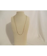 Department Store 22.5” 18k Gold/Sterling Silver Twirled Chain Necklace A... - $33.59