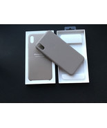 Original Apple Leather Case for Apple iPhone Xs Max - Taupe - £14.05 GBP