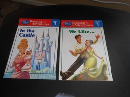 2 kids Disney Learning Books Level 1 WE Like... &amp; In The Castle Stocking Stuffer - £4.60 GBP
