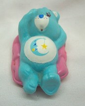 Vintage 1983 The Care Bears Bedtime Bear Pvc Toy Figure Agc Teddy Cake Topper - £12.92 GBP