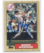 butch wynegar signed autographed card 1987 Topps - $9.41