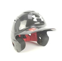 Under Armour UABH-200 M Fitted Adult Batting Helmet Gloss Black 6-7/8 to 7-1/8 - $50.00