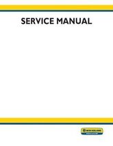 New Holland TB100 TB110 TB120 TB120 Mudder Tractor Service Repair Manual - $120.00