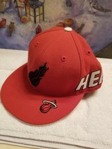 NBA Elements Reebok Miami Heat Cap Hat 7 5/8"  - $9.90