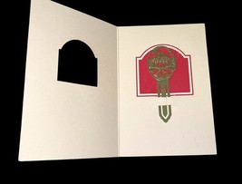 Vintage 1989 Natural History Museum LA 24KT Gold Bookmark w/ Card & Info image 3