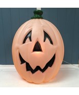 Vintage, Halloween Light Up Pumpkin Blow Mold 25” inches Tall - 17” Wide - £33.08 GBP