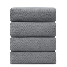 Bathroom Towels Set Of 4, Oversized Bath Towels Extra Large 35X70 Inch S... - £48.60 GBP