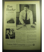 1958 Union Oil Company Ad - Ray Burke - £14.55 GBP