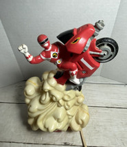 1994 Power Rangers Red Motorcycle Blow Mold Lamp - $29.69