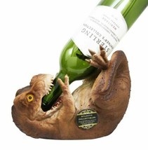 Prehistoric Dinosaur T-Rex Wine Holder 8.5&quot;Long Kitchen Party Hosting Jurassic - £23.12 GBP