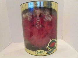 Mattel 0824 Happy Holidays Barbie Doll 1993 Red New Open Box Misprint  LotP - £19.32 GBP