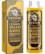 Keedin Ceramic Car Wash &amp; Wax Shampoo with High Foaming in Fresh Orange ... - €9,63 EUR