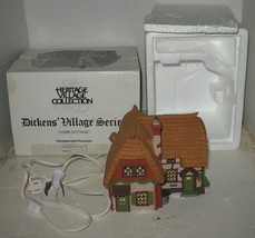 Vintage Department 56 Cobb Cottage Dickens&#39; Christmas Village House in Box - $28.71