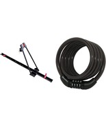 Upright Roof Mount Bike Rack With Master Lock Cable, Combination, Swagma... - $69.94