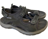 Ecco Black Ankle Strap Sport Sandals, Women&#39;s US Size 5.5 (EU 37) - $18.99