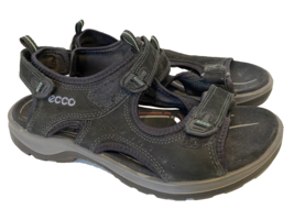Ecco Black Ankle Strap Sport Sandals, Women&#39;s US Size 5.5 (EU 37) - £14.87 GBP