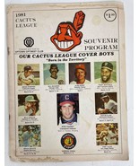 1981 Cleveland Indians Cactus League Program - $19.99