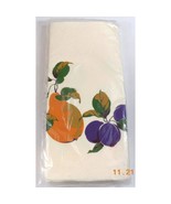Hallmark Table Cover Plums Cherries Pears 54in x 102in New Plastic Water... - £9.36 GBP